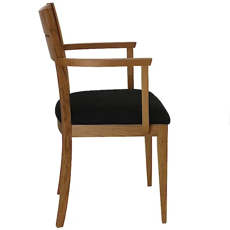 Lowell Arm Chair with Tapered Legs